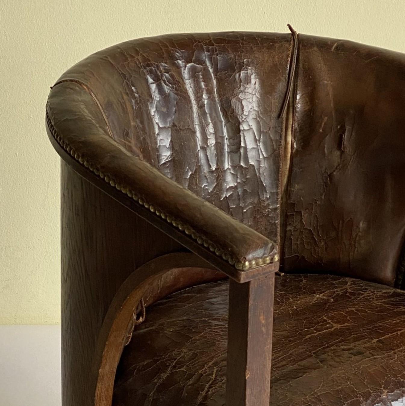 Fauteuil original Josef Hoffmann, J. & J. Kohn, Model No. 428/F. en venta 1