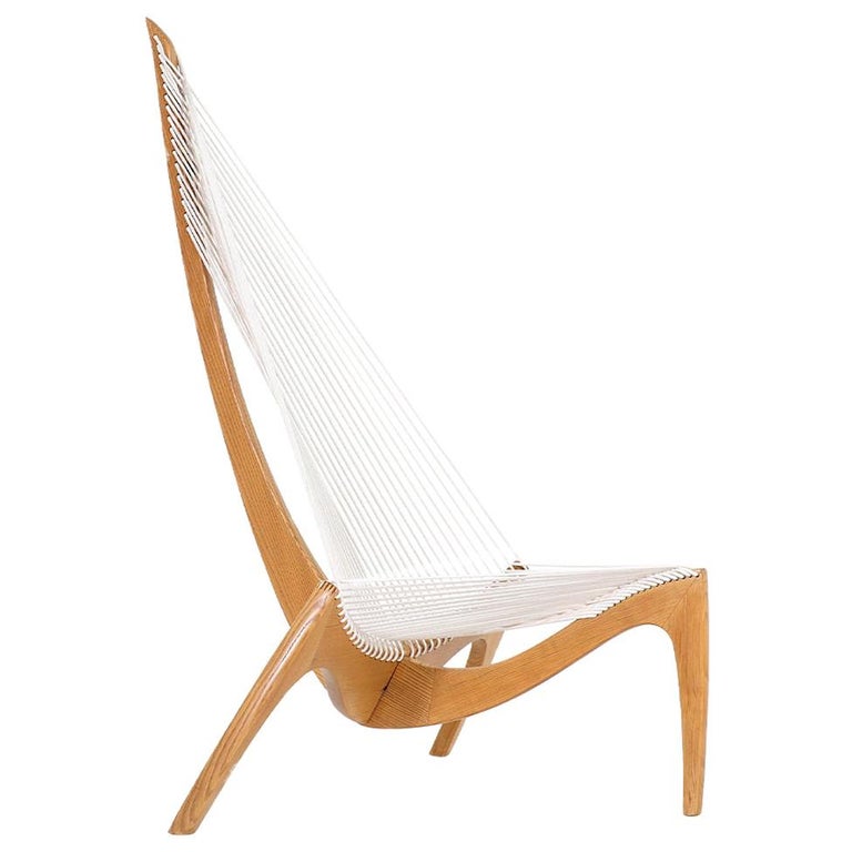 Original Jørgen Høvelskov "Harp" Chair for Christensen & Larsen For Sale