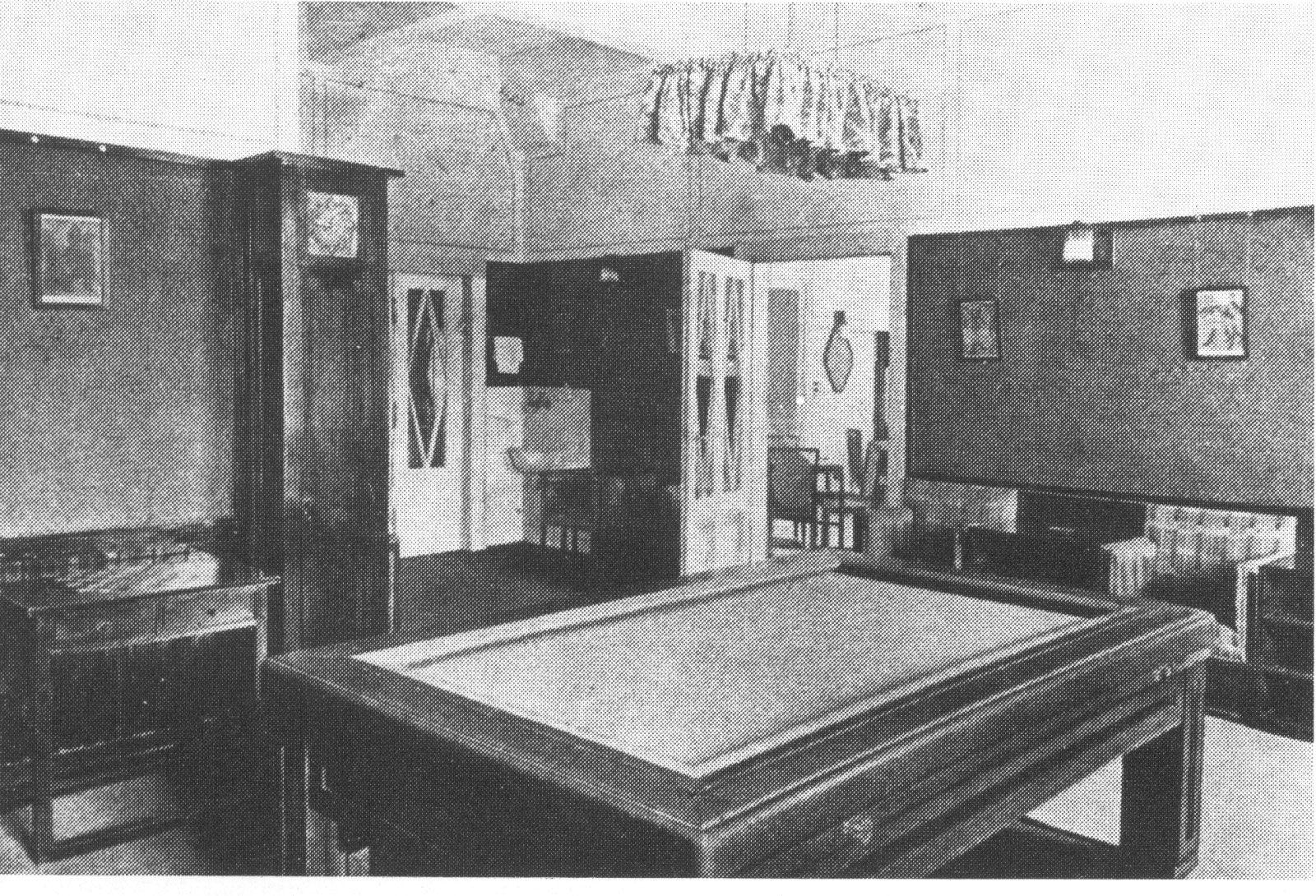 Early 20th Century Original Jugendstil Carambol Billiard Table attr. to Josef Hoffmann For Sale