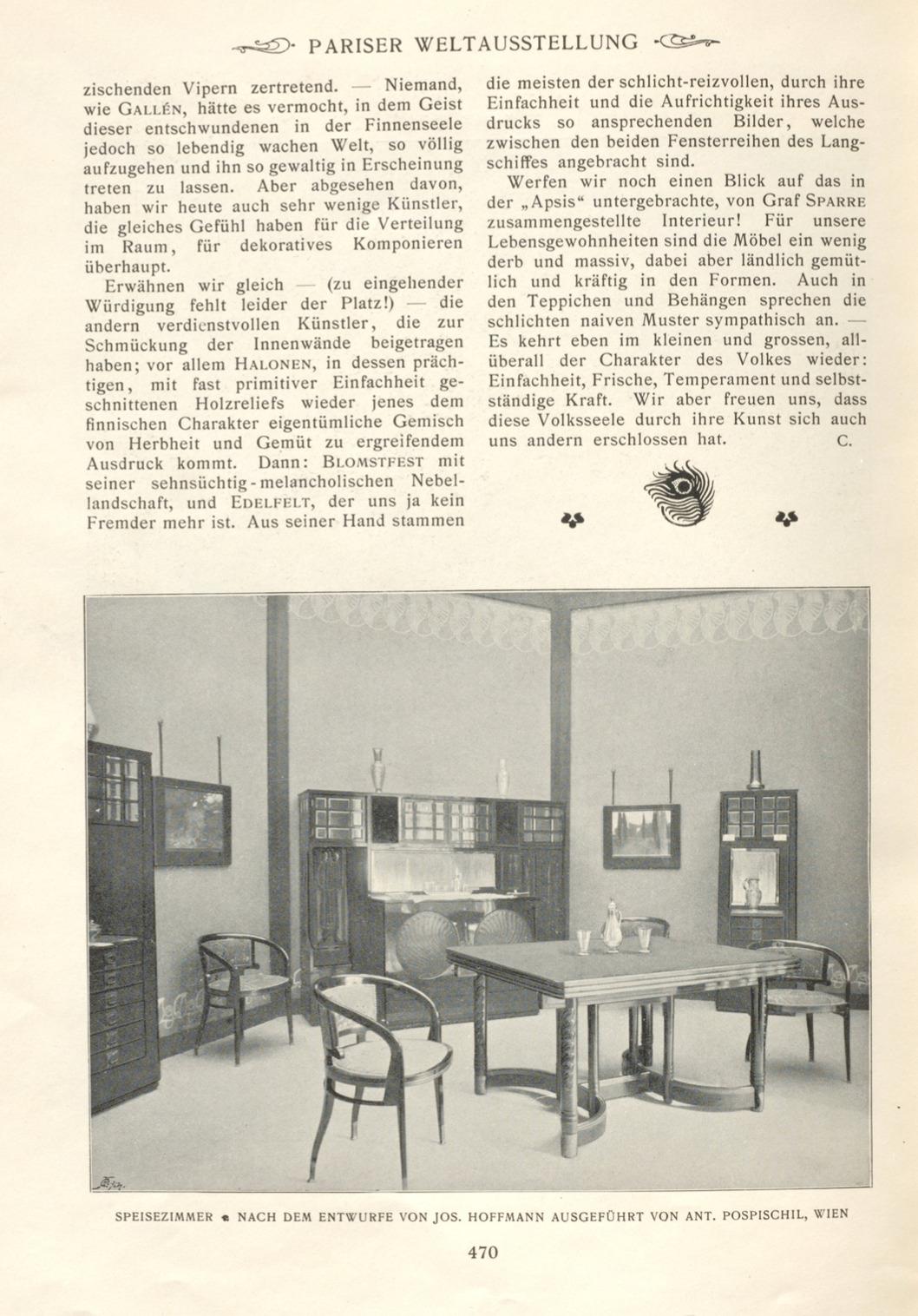 Early 20th Century Original Jugendstil Pfeilerschrank / Kredenz, Anton Pospischil, Wien um 1905 For Sale