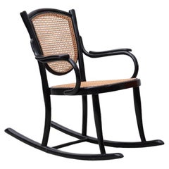 Original Jugendstil-Schaukelstuhl für Kinder, Gebrüder Thonet, Nr. 59 (1910)