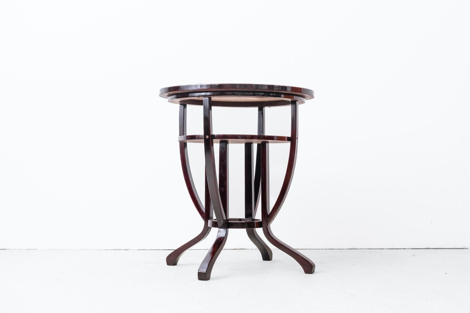 Original Jugendstil Tisch, Entwurf/Ausführung: Thonet (Koritschan, ab 1905) 8