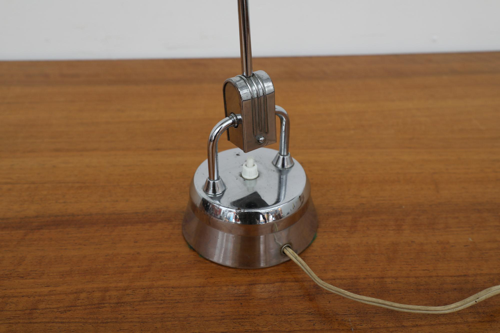 Original JUMO 1940's Model 600 Desk Lamp, Selected by Charlotte Perriand For Sale 10