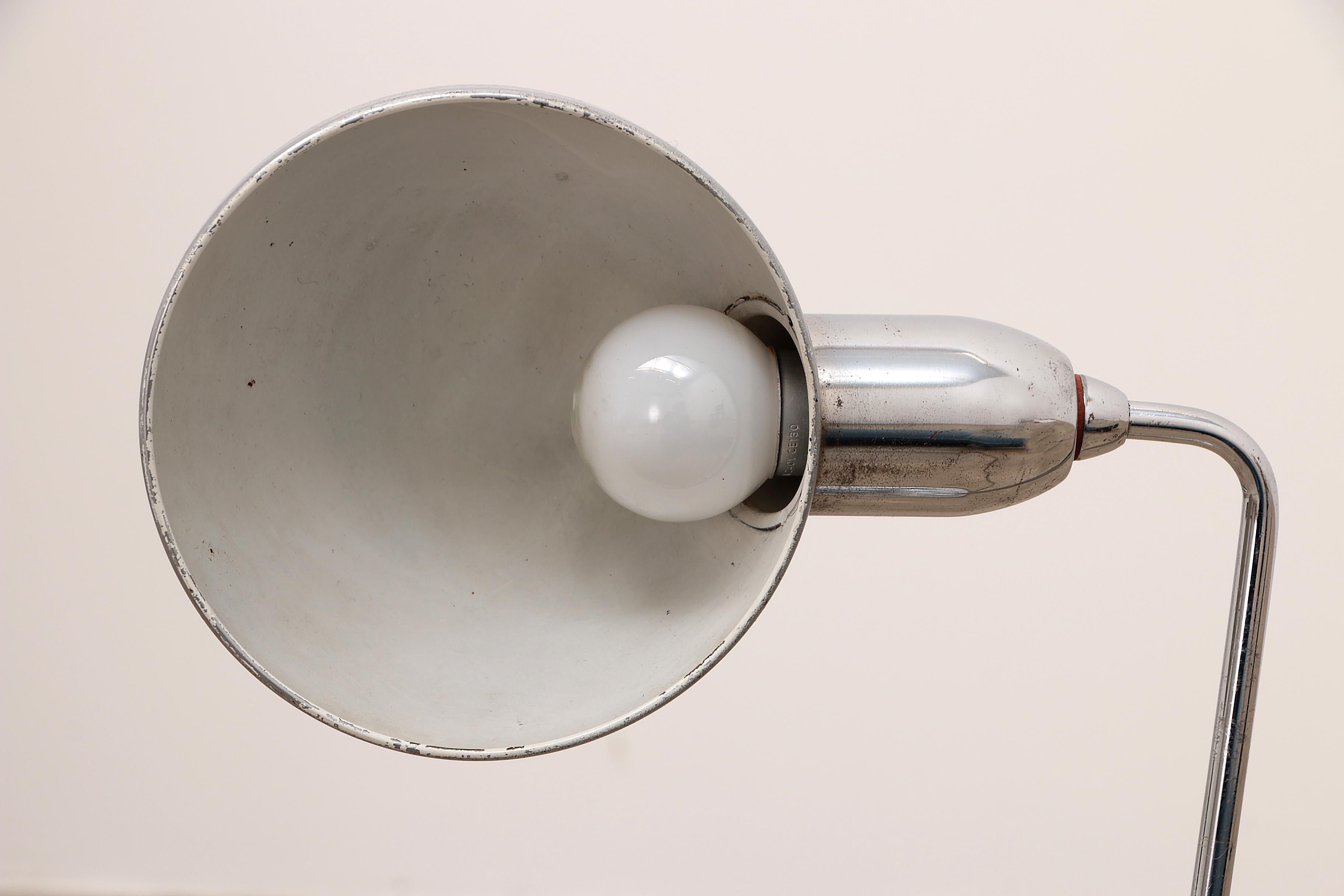 Original Jumo 600 Chrome Lamp Selected by Charlotte Perriand For Sale 6