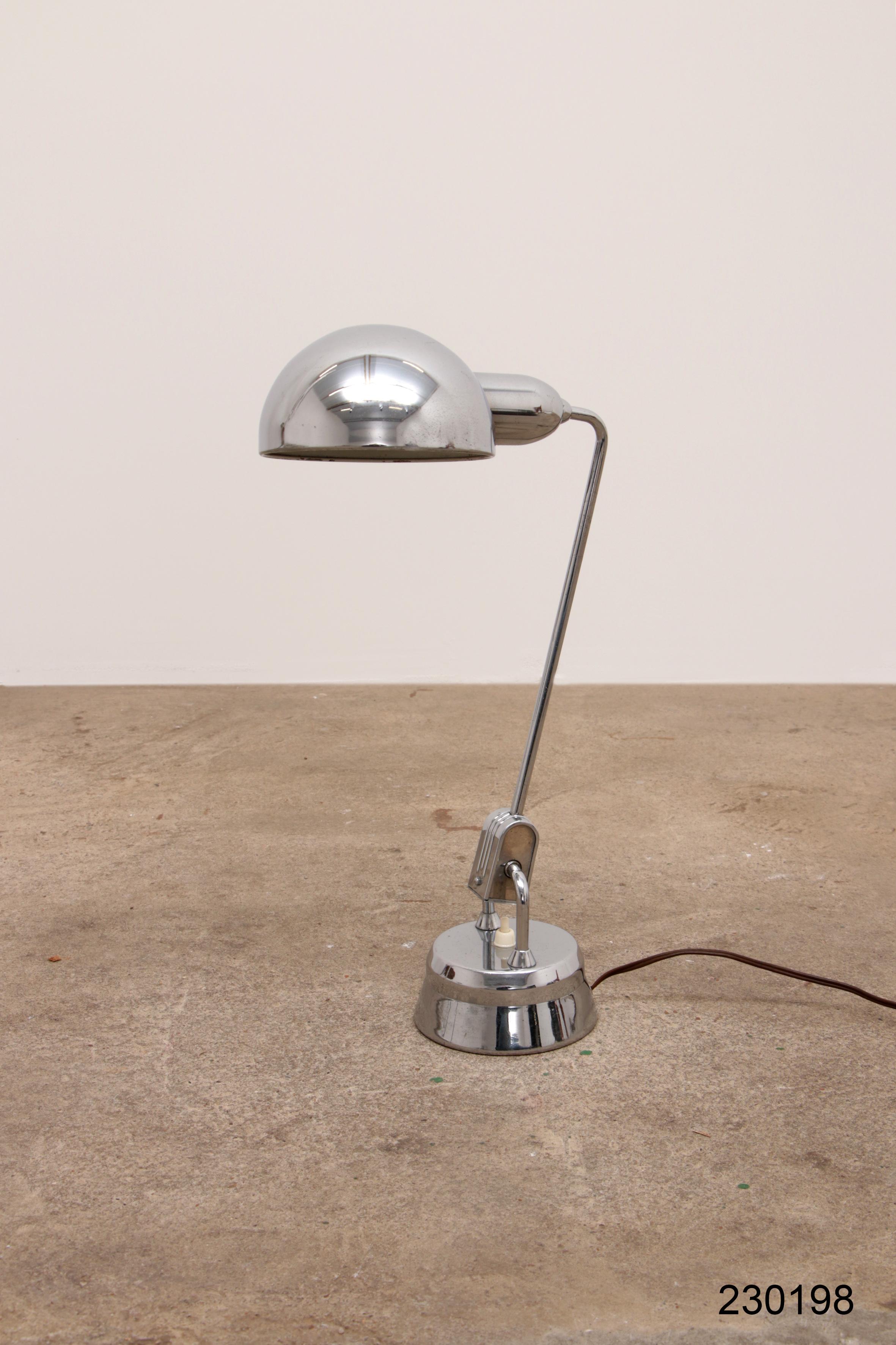 Original Jumo 600 Chrome Lamp Selected by Charlotte Perriand For Sale 8