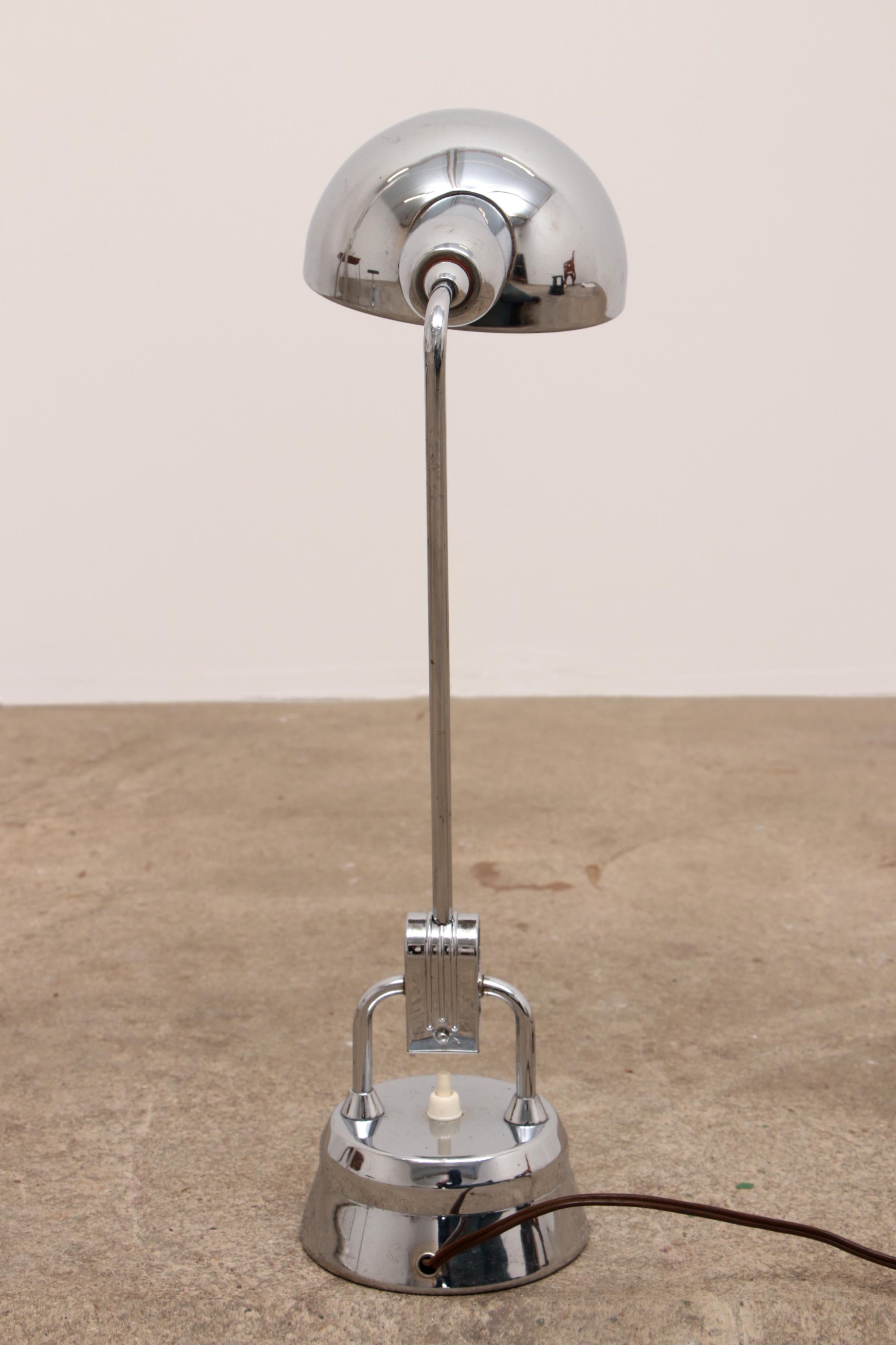 Original Jumo 600 Chrome Lamp Selected by Charlotte Perriand For Sale 2