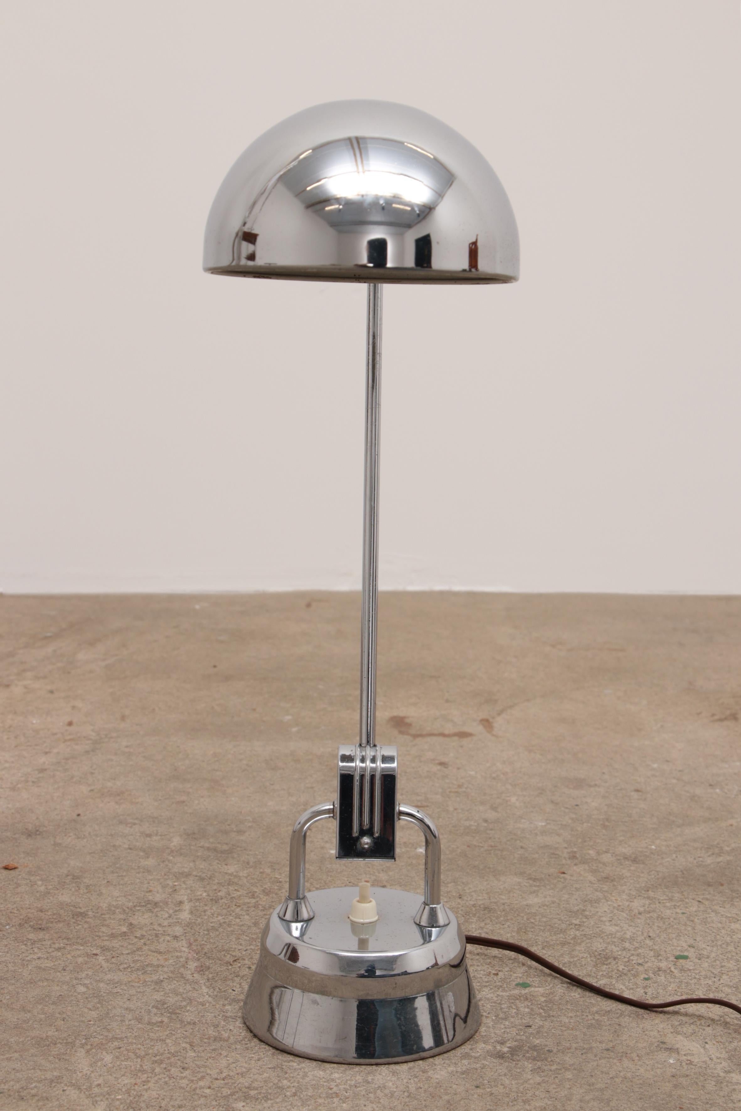 Original Jumo 600 Chrome Lamp Selected by Charlotte Perriand For Sale 3