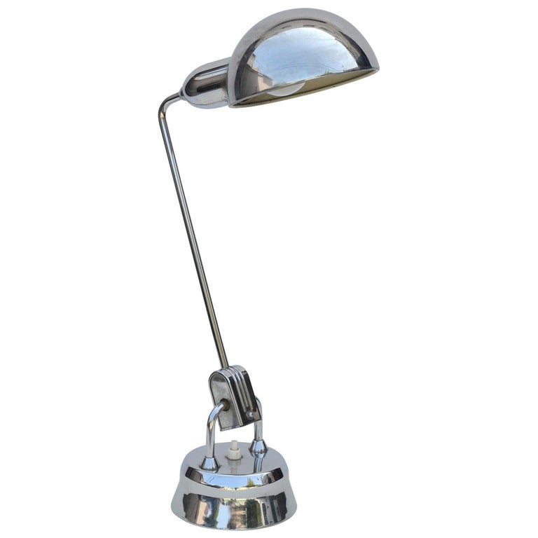 Original Jumo 600 Chrome Lamp Selected by Charlotte Perriand For 