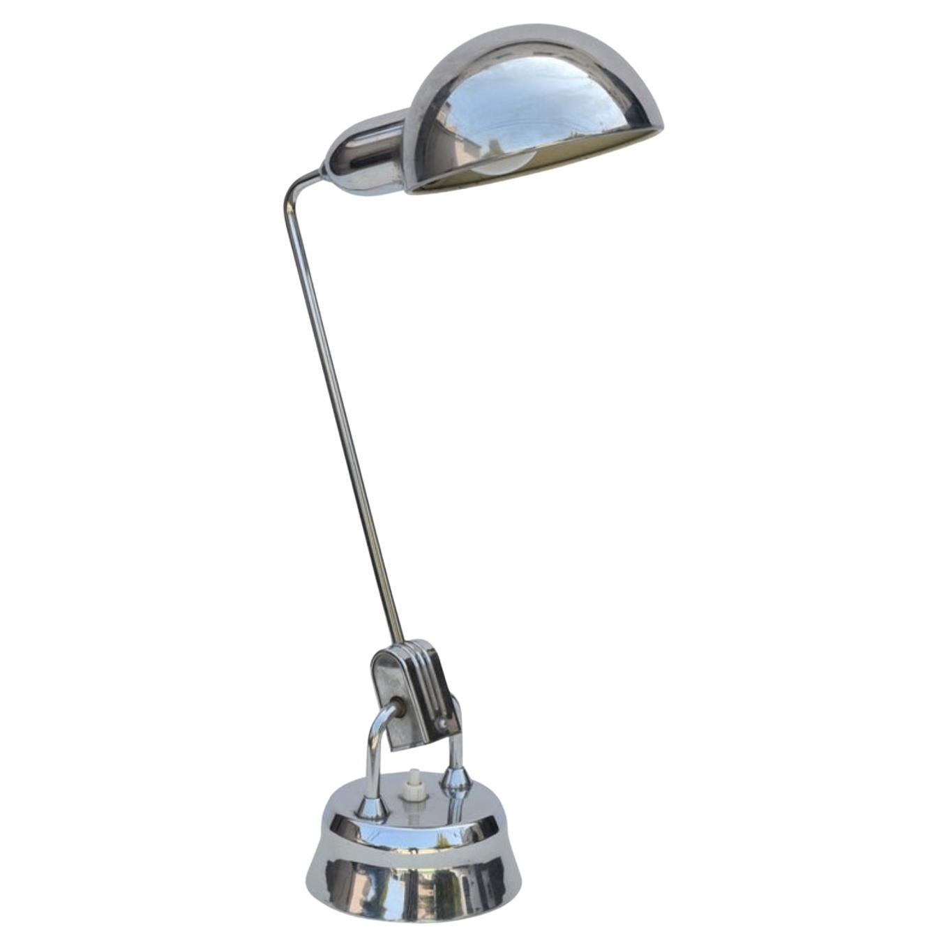 Original Jumo 600 Chrome Lamp Selected by Charlotte Perriand