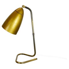 Original Kalmar Style Hollywood Regency Brass Table Light, Austria, 1950s