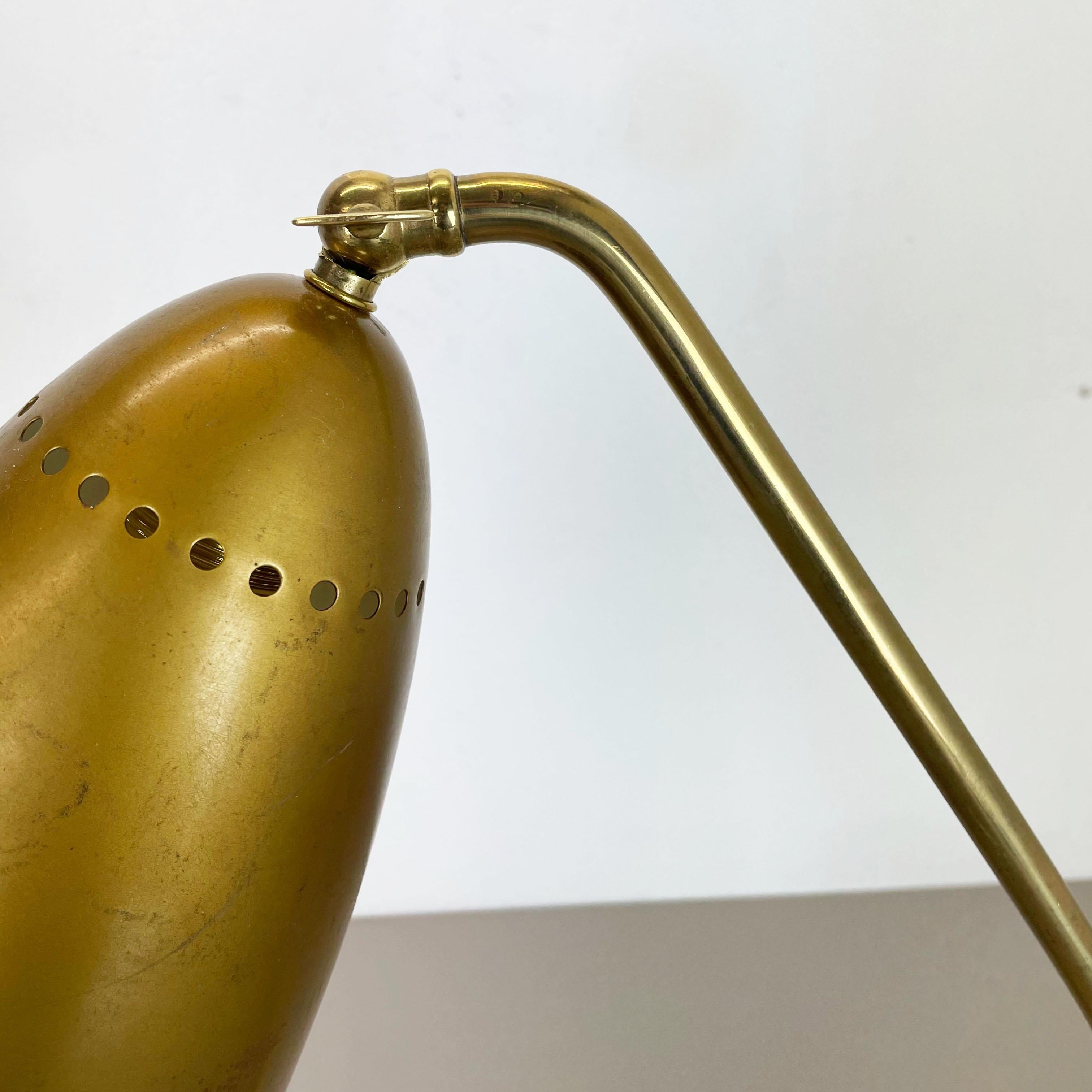 Original Kalmar Style Hollywood Regency Brass Table Light, Austria, 1960s For Sale 5