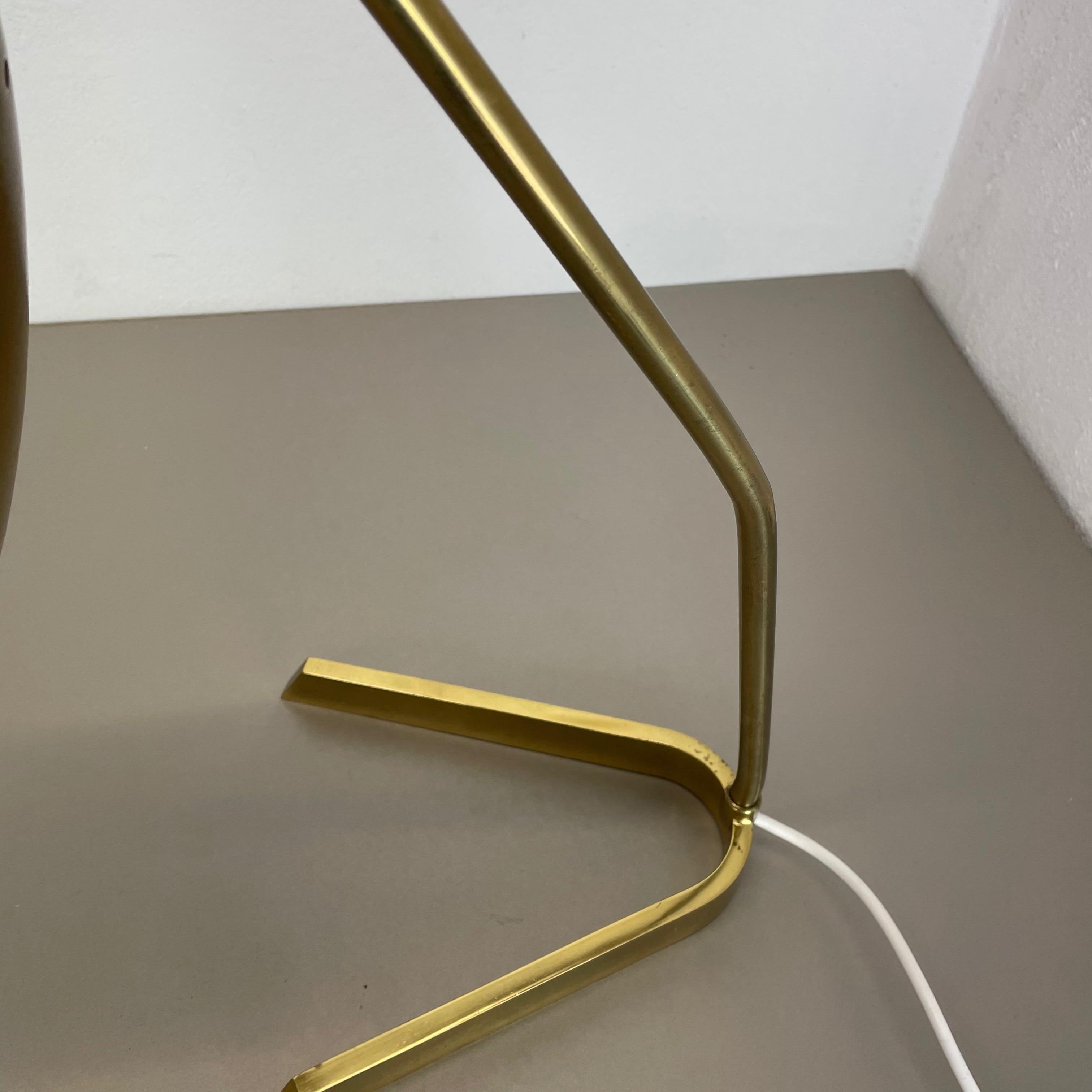Original Kalmar Style Hollywood Regency Brass Table Light, Austria, 1960s For Sale 3