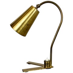 Original Kalmar Style Hollywood Regency Brass Table Light, Austria, 1960s