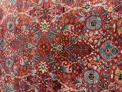 Original Karastan Collection Wool Rug with Rare Ispahan Pattern 8'8" by 10'6"
