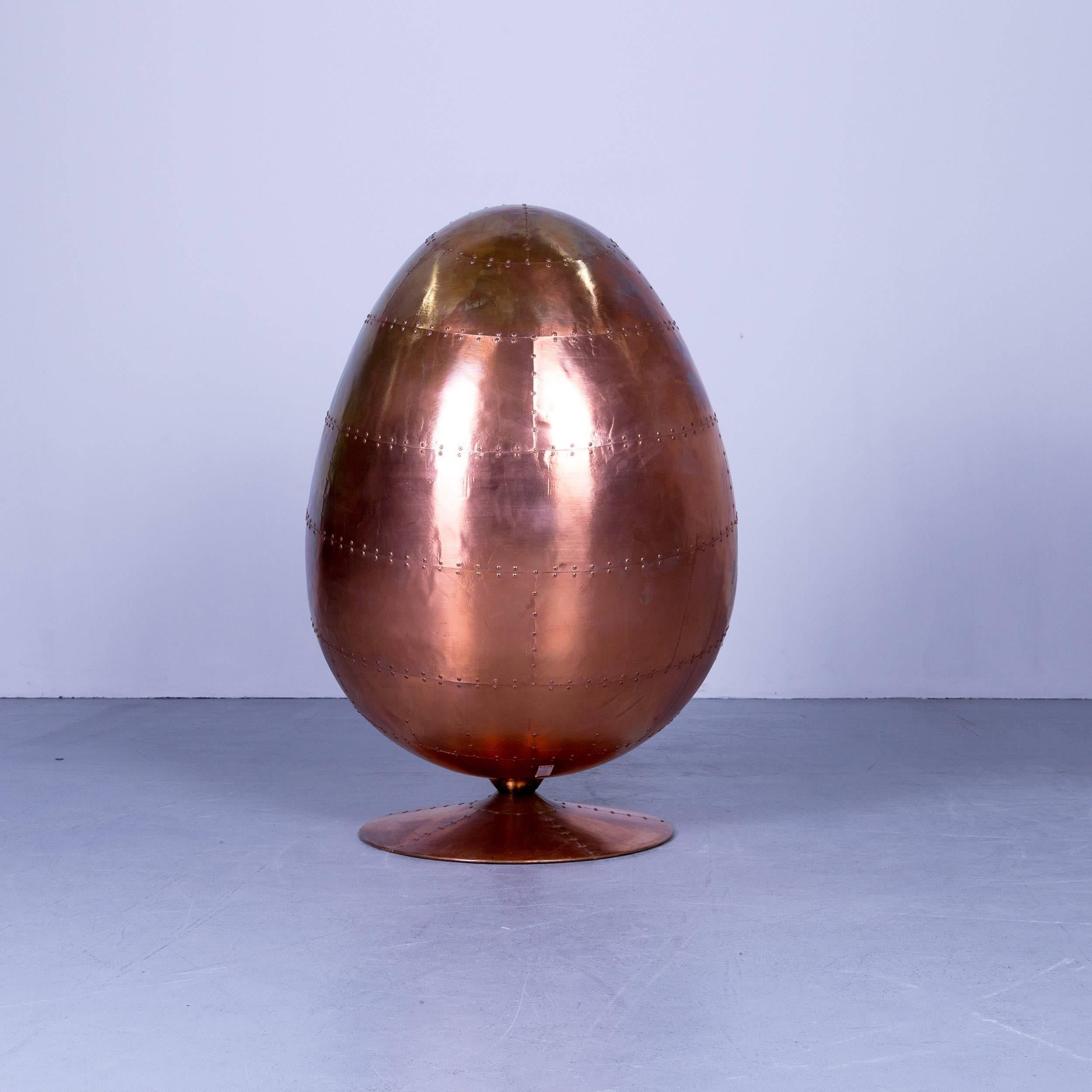Kare Eyeball Copper Chair, Kupfer, Einsitzer, modern im Angebot 1