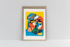 Original-Siebdruck von Karel Appel „Mutter und Kind“ – signiert, nummeriert 34/100, 197