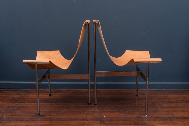 Mid-Century Modern Original Katavalos T-Chairs Model 3LC for Laverne International