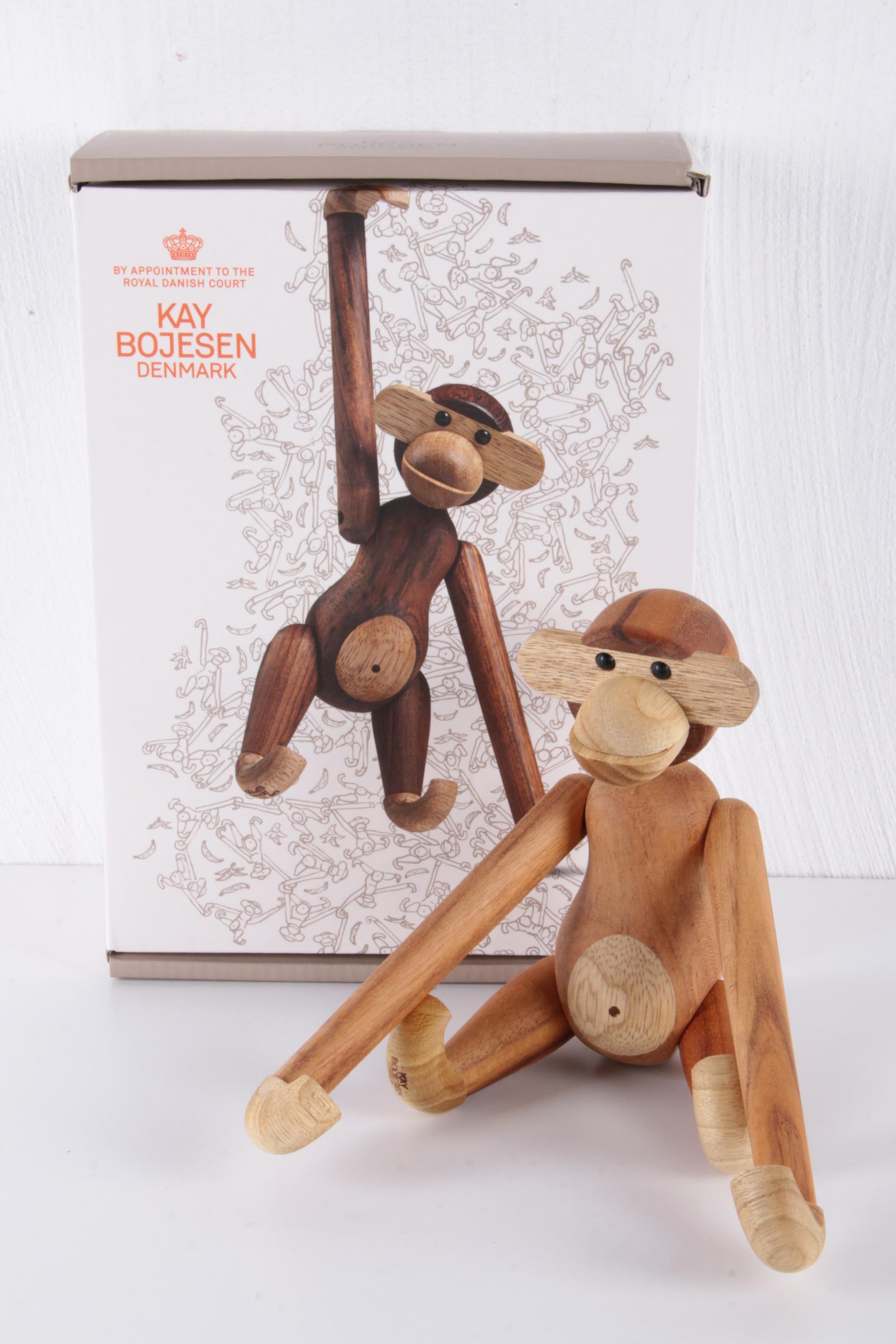 Mid-Century Modern Original Kay Bojesen Monkey Monkey size Small