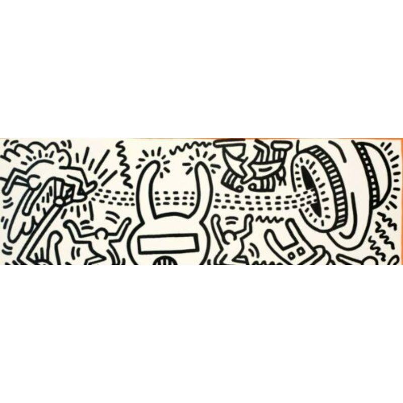 Original Keith Haring Poster-Robert Fraser Gallery-Warhol-Basquiat, 1983

Weitere Einzelheiten:
MATERIALIEN und TECHNIKEN: Lithografie und Farbsiebdruck auf Velin.
Farbe: orange, weiß, schwarz
Rahmung: ungerahmt
Land/Region der Herstellung: