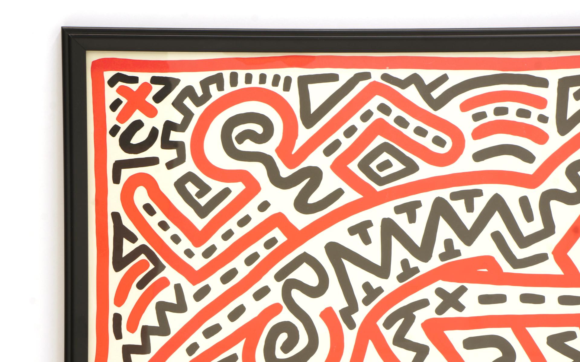 keith haring signed print