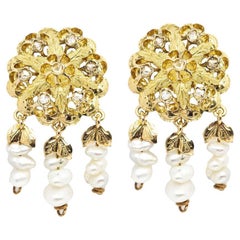 Original KESHI 1900 Earrings with Diamonds