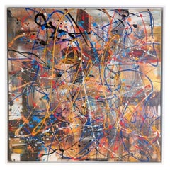 Original Kim Dieu Acryl Gemälde modern Bild Inspire Art 79x79