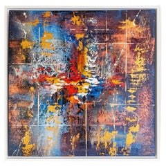 Original Kim Dieu Acryl Gemälde modern Wandbild Inspire Art 79x79