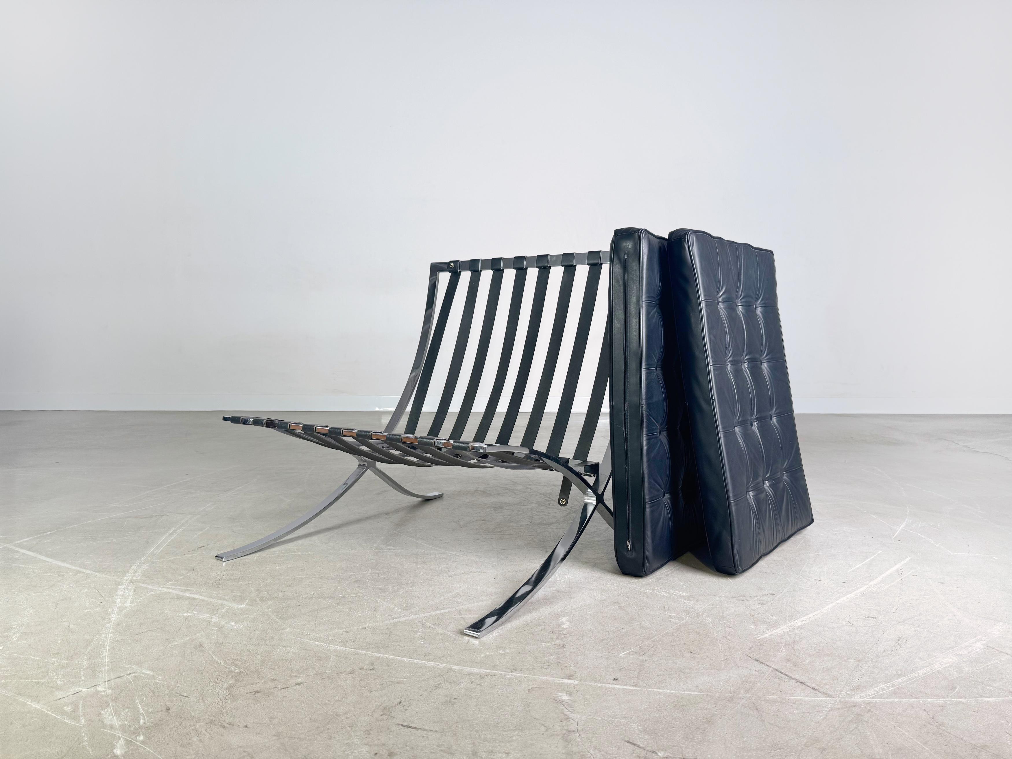 Sedia Knoll Intenational Barcelona originale Mies van der Rohe II in vendita 2