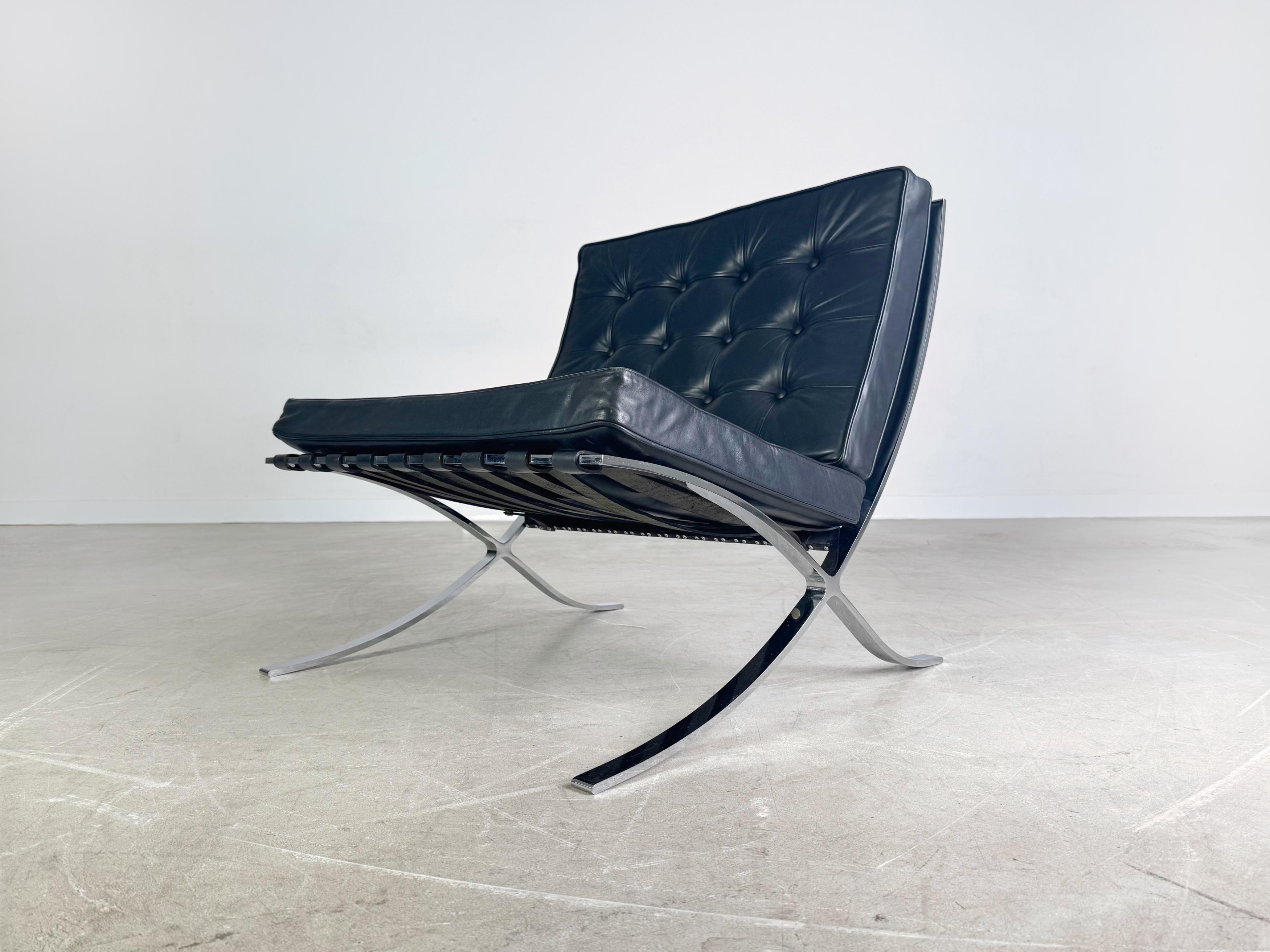 Original Knoll Intenational Barcelona Stuhl Mies van der Rohe III (Deutsch) im Angebot