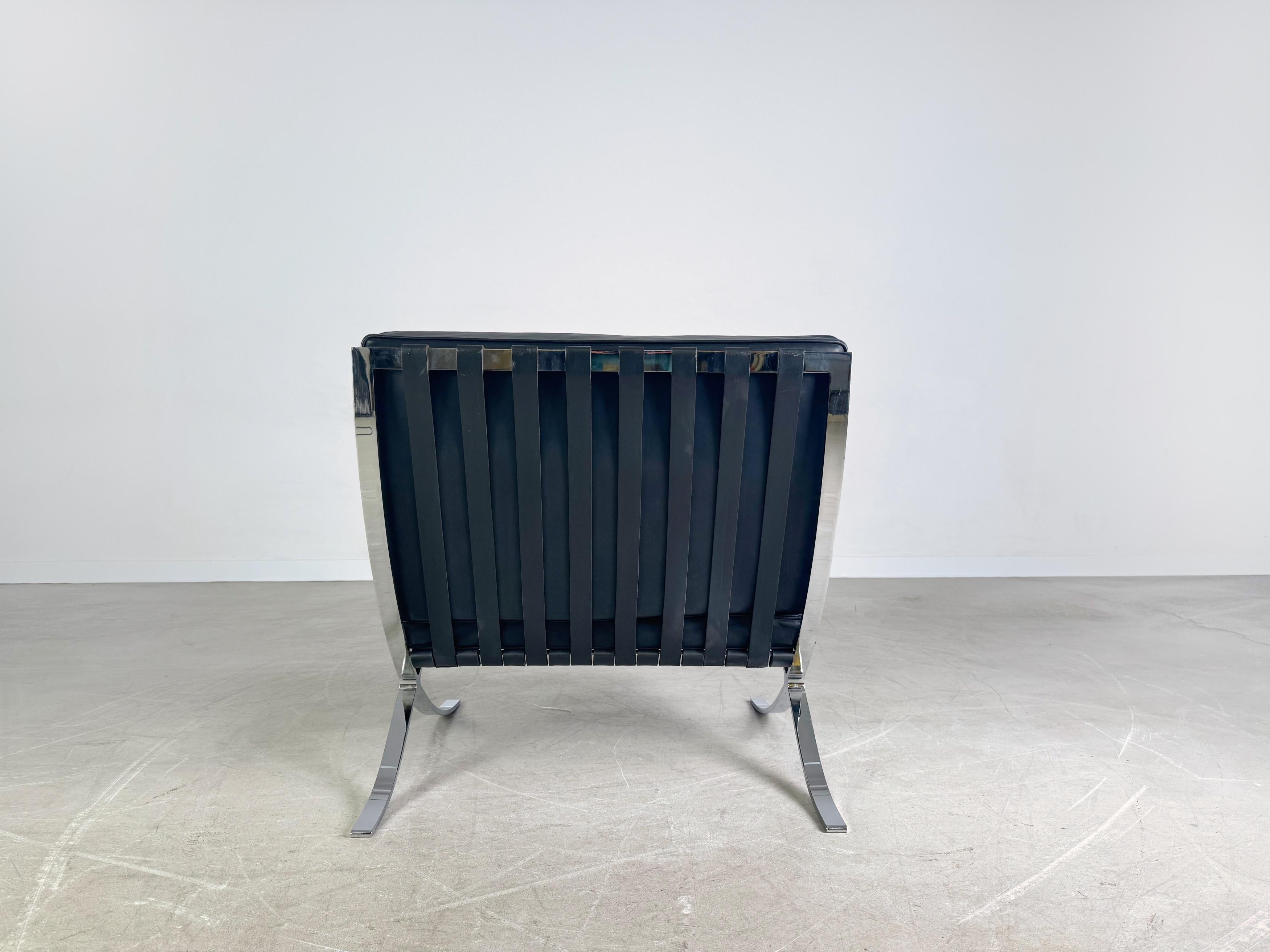 Original Knoll Intenational Barcelona Stuhl Mies van der Rohe III (Ende des 20. Jahrhunderts) im Angebot