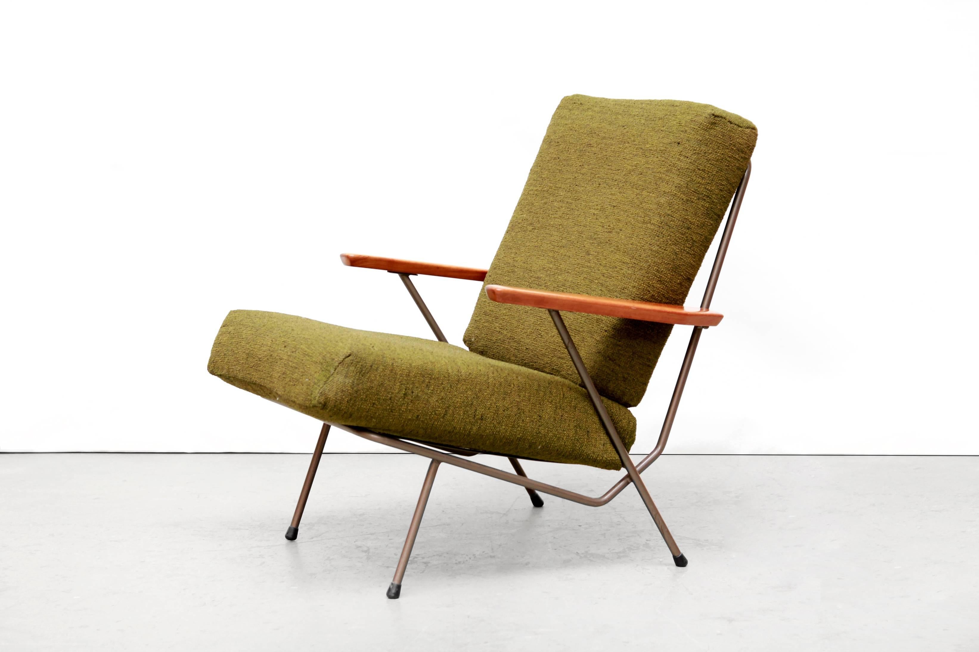 Original Koene Oberman for Gelderland Lounge Chair Minimalistic Dutch Design In Good Condition In Amsterdam, Noord Holland