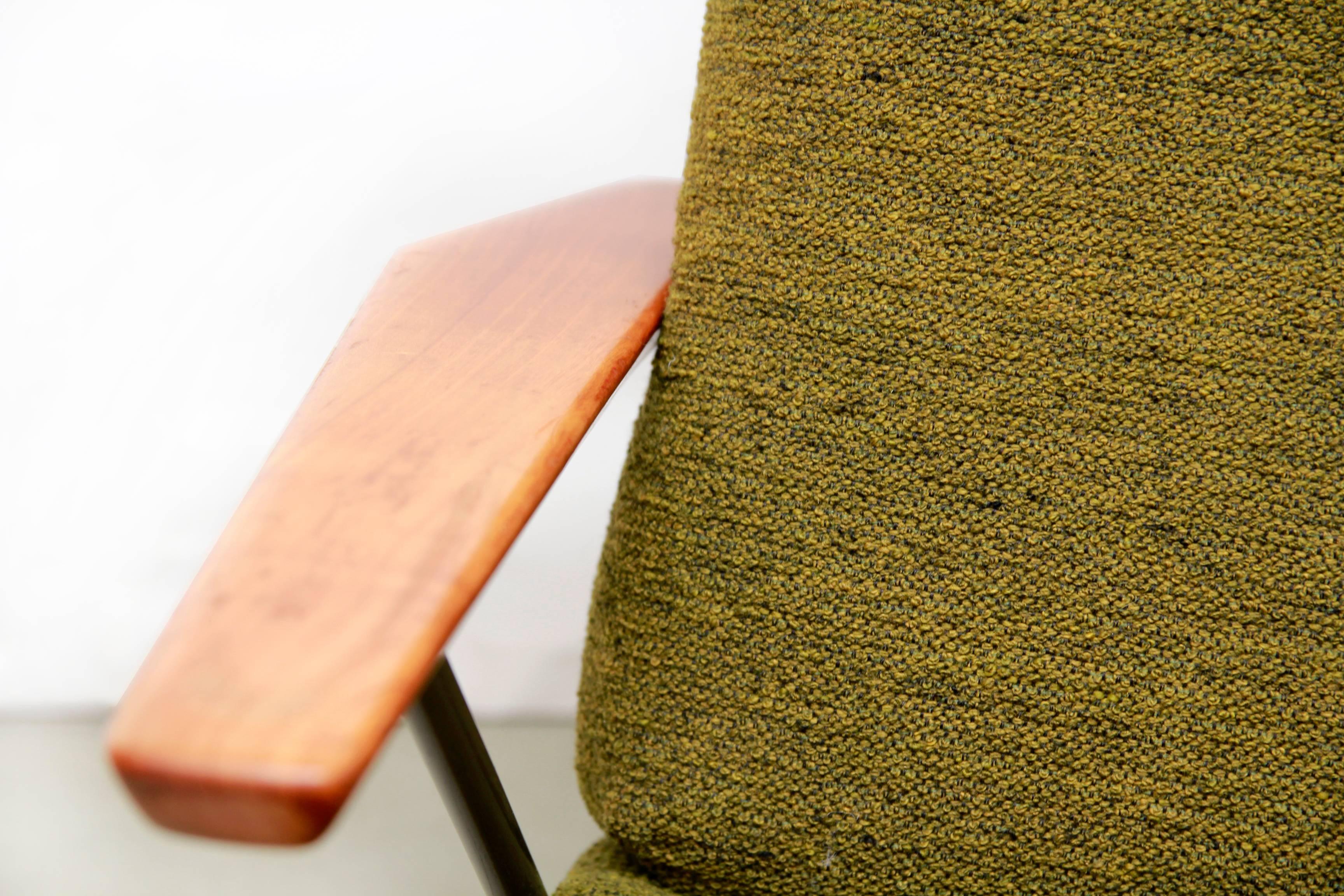 Mid-20th Century Original Koene Oberman for Gelderland Lounge Chair Minimalistic Dutch Design