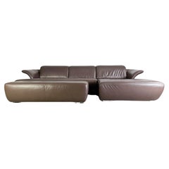 Original Koinor Avanti Ecksofa Couch Design Leder braun
