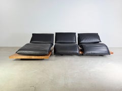 Original Koinor Free Motion Edit 2 Sofa Couch Ahorn Leder Ecksofa