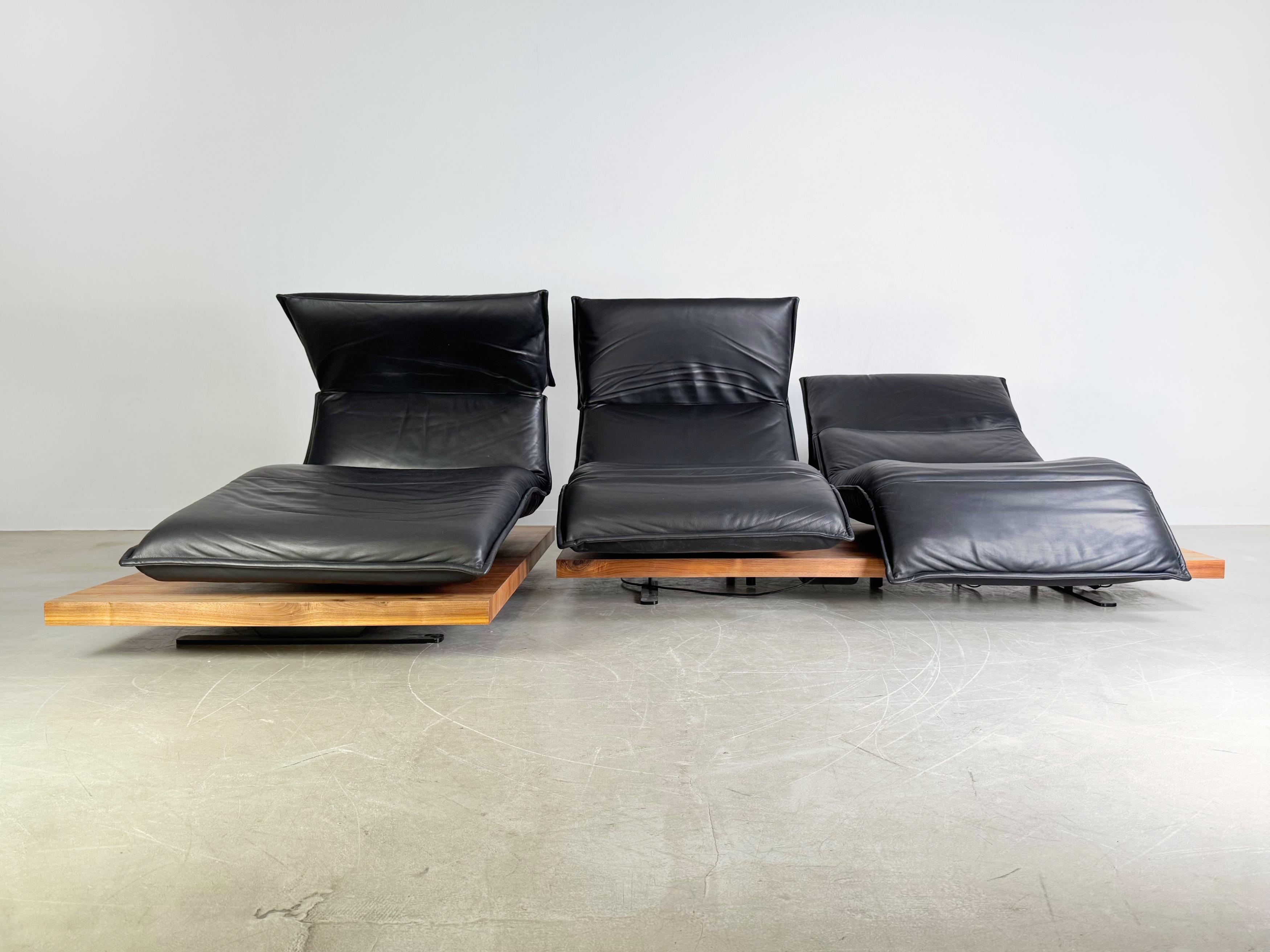 Original Koinor Free Motion Edit 2 Sofa Couch Ahorn Leder Ecksofa (Postmoderne) im Angebot