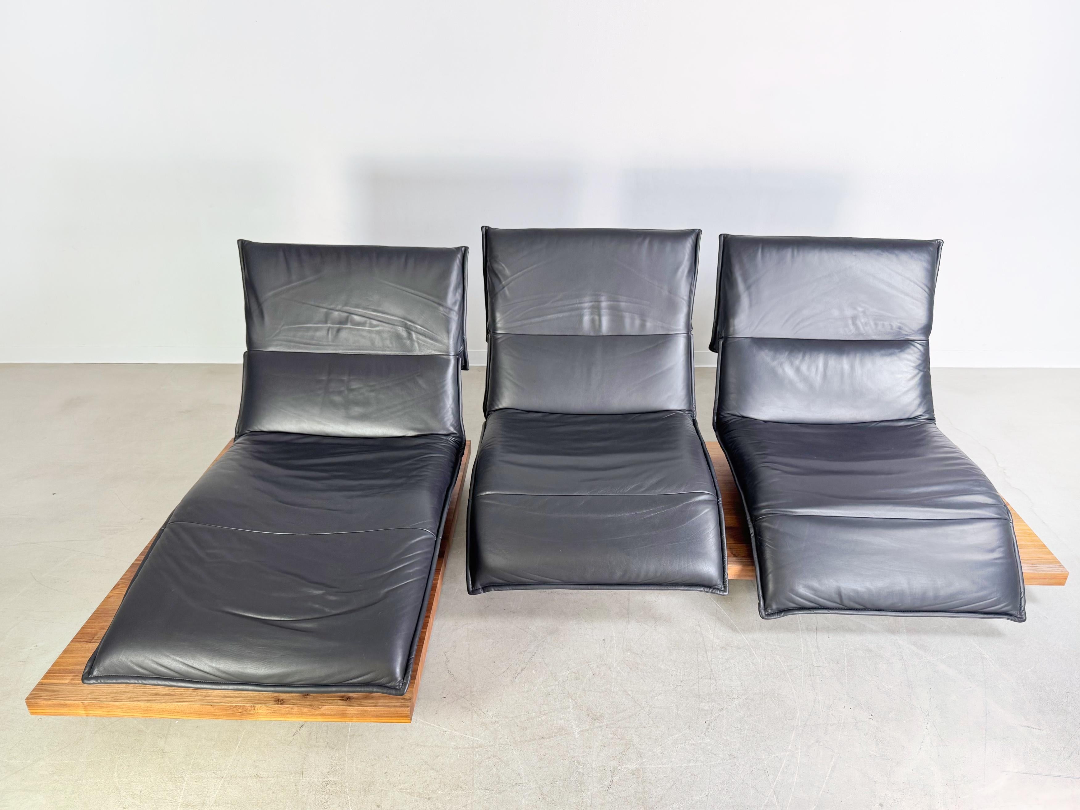 Original Koinor Free Motion Edit 2 Sofa Couch Ahorn Leder Ecksofa (Deutsch) im Angebot