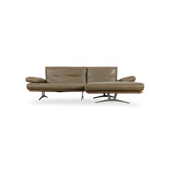 Original Koinor Marylin Ecksofa Leder Sofa Designer Couch grün