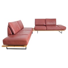 Original Koinor Phoenix Ecksofa Design Couch Anilinleder Braun