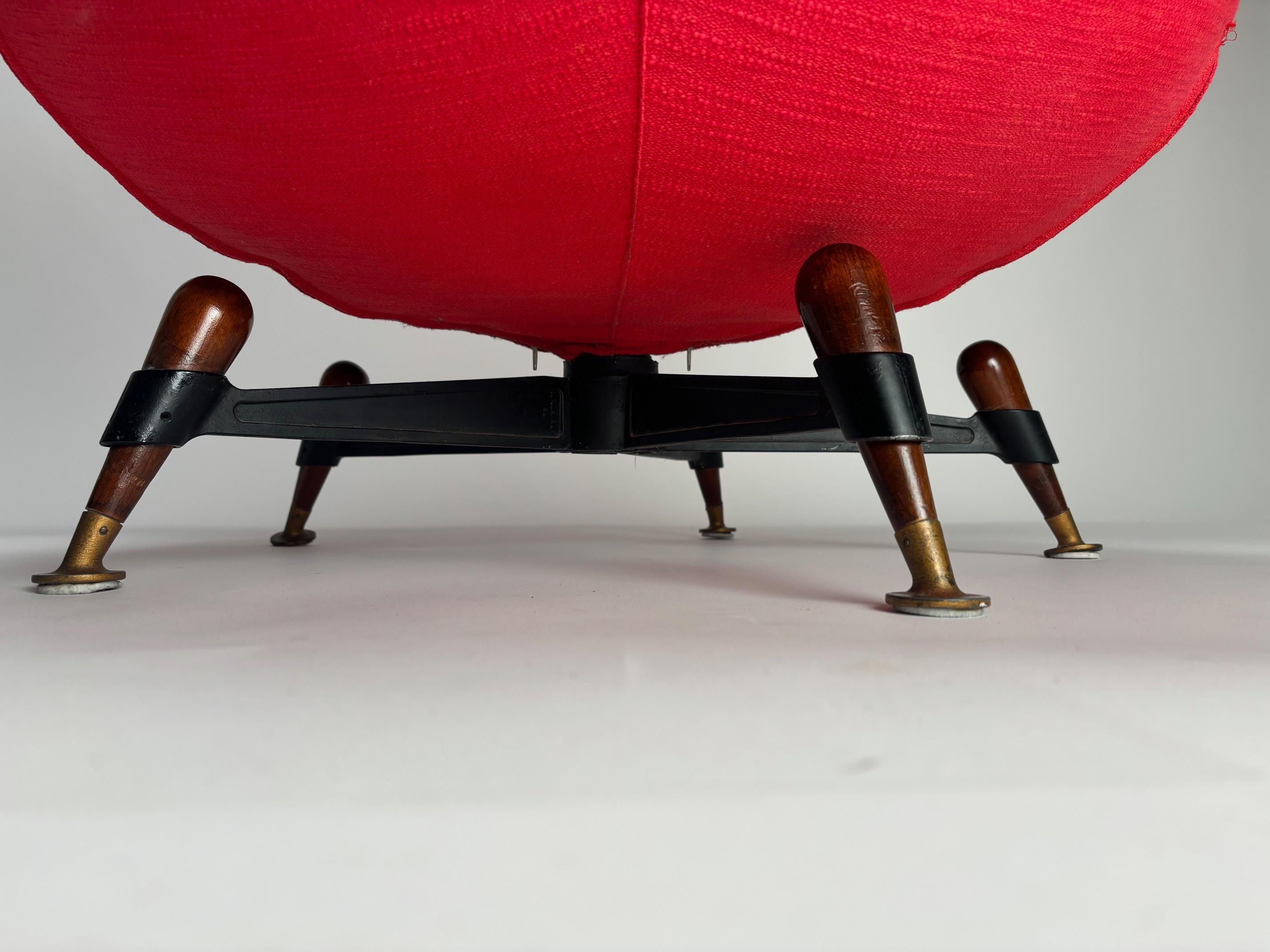 Fauteuil original Kosmo par Rito Valla pour IPE, Italie, années 1950 (Première édition) en vente 2