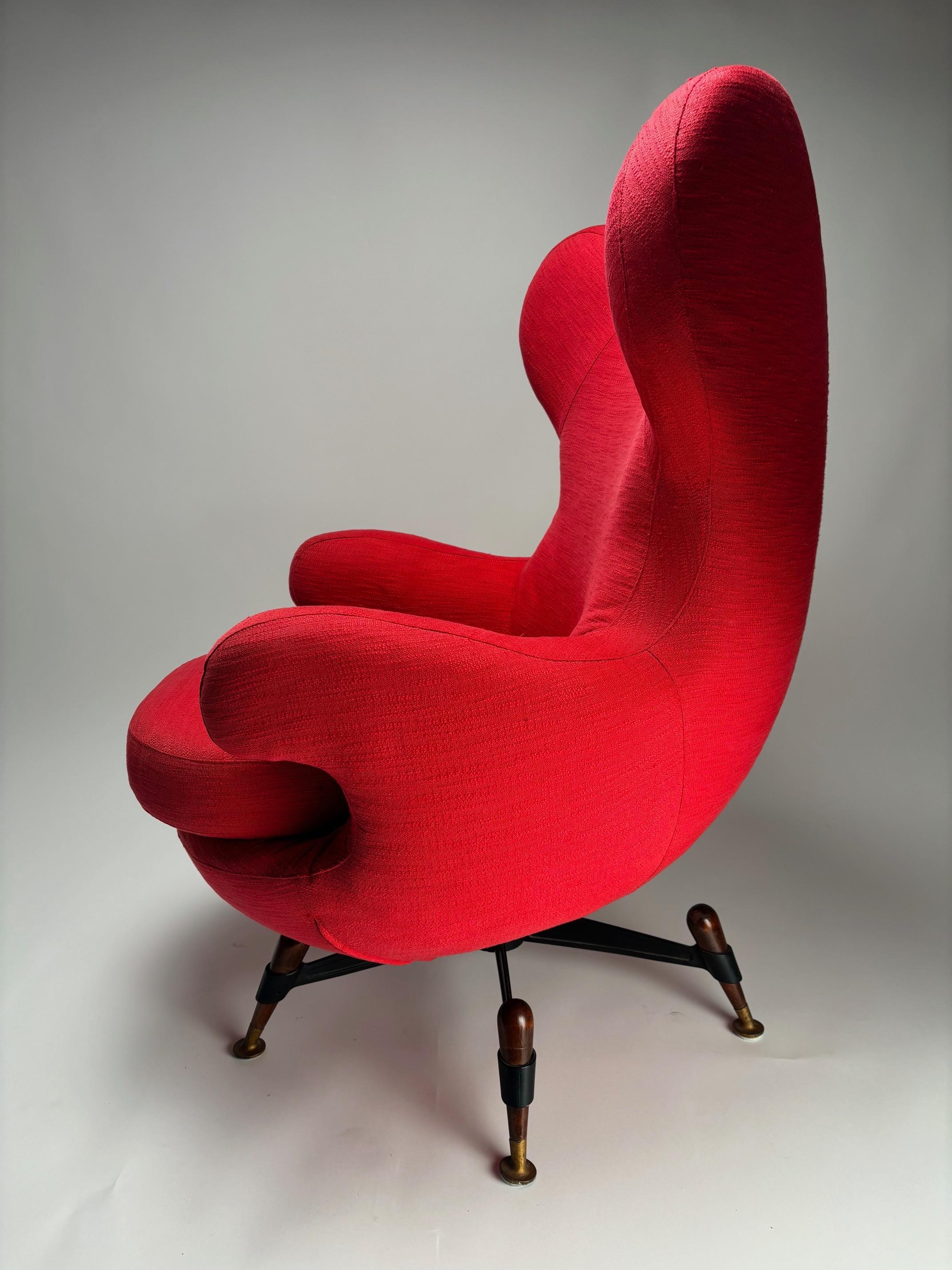 Fauteuil original Kosmo par Rito Valla pour IPE, Italie, années 1950 (Première édition) en vente 3