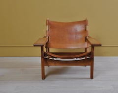 Original Kurt Østervig Oak and Leather Hunting Chair