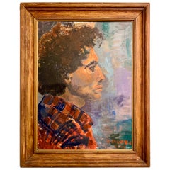 Original L. Marks Signed Oil Painting, 1979