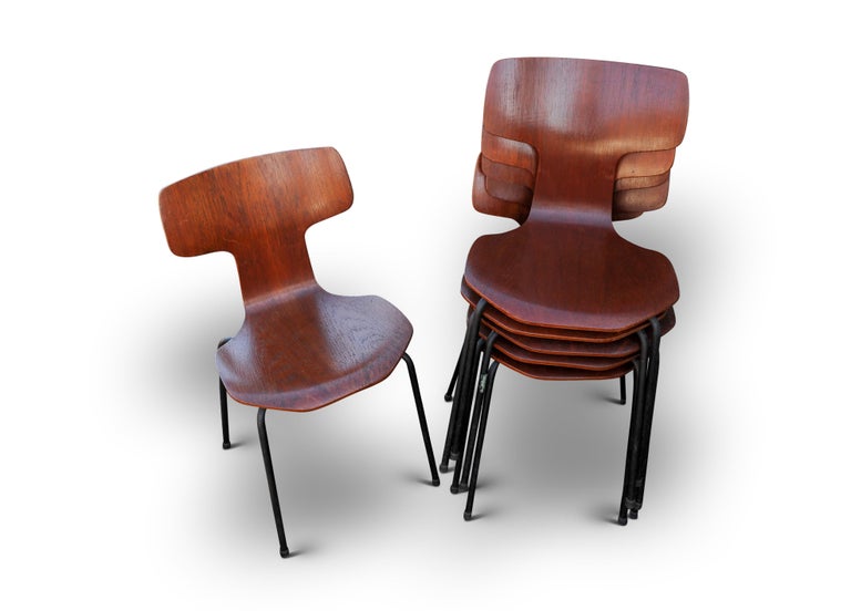 Original Labelled Arne Jacobsen for Fritz Hansen Model 3103 "Hammer Chair"  1965 For Sale at 1stDibs | hamer chair