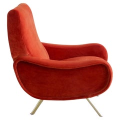 Original LADY Armchair by Marco ZANUSO, Arflex Italy (burnt orange)