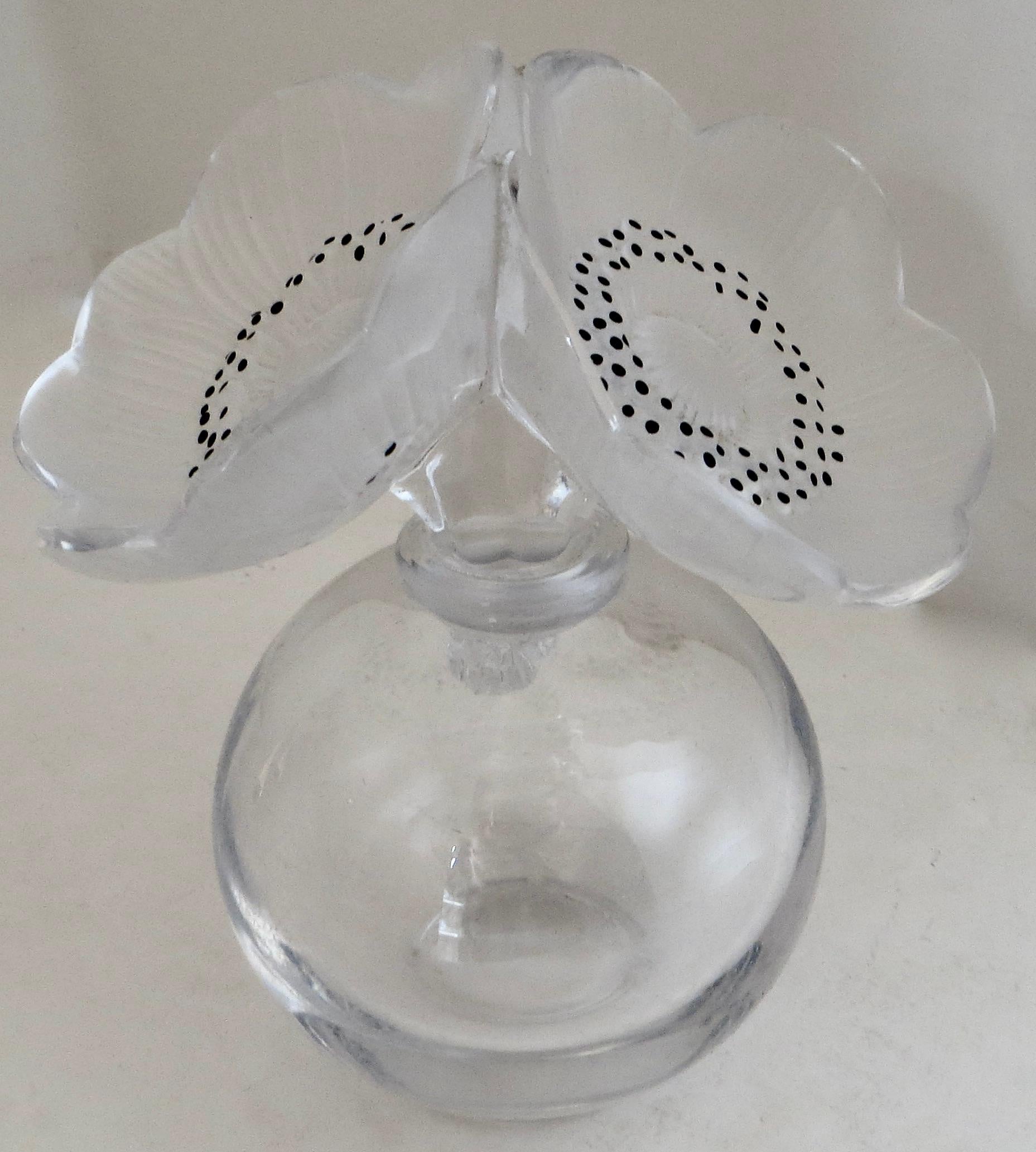 Cristallo Bottiglia di profumo originale Lalique 