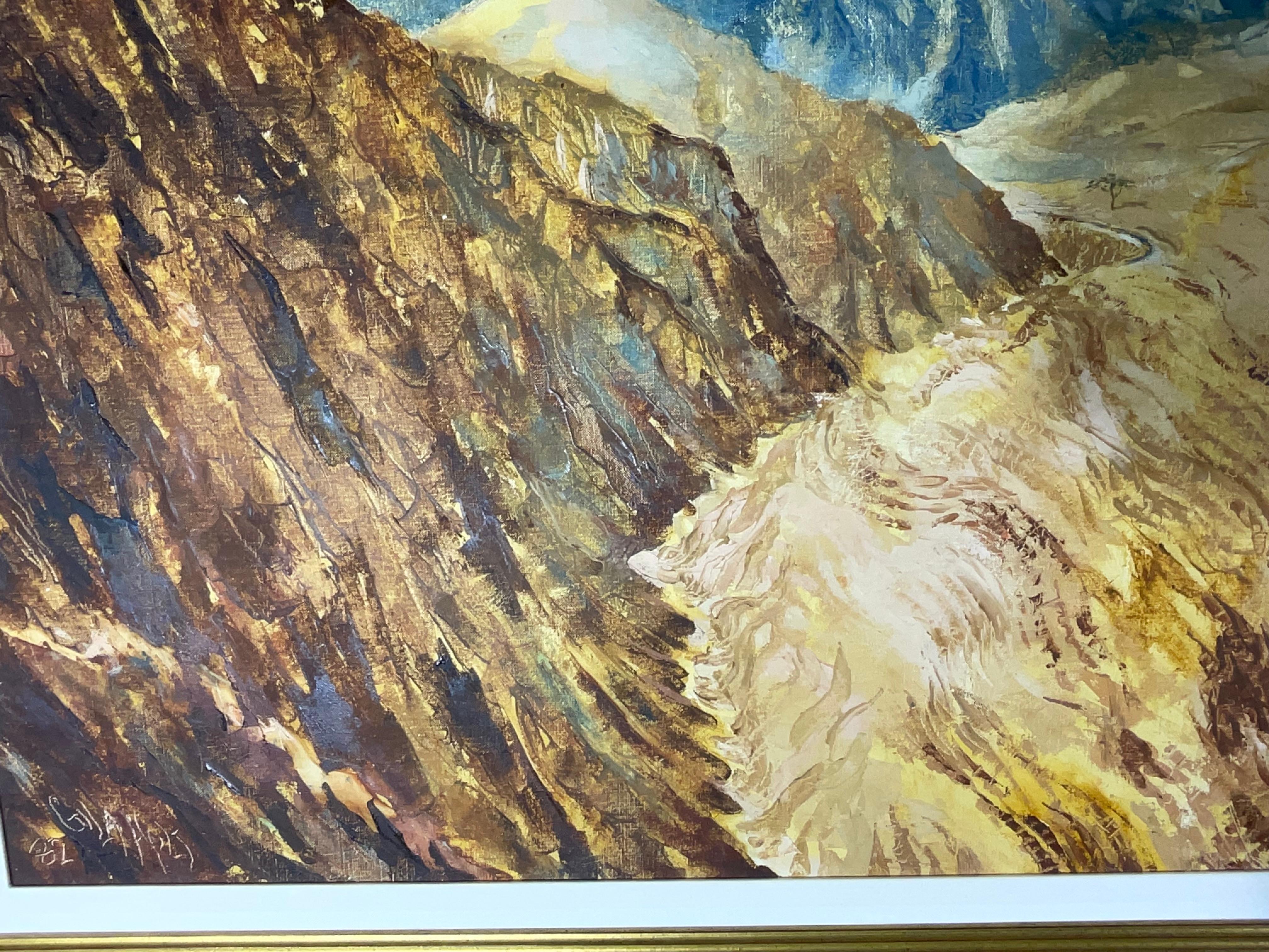 Peinture originale de paysage : 