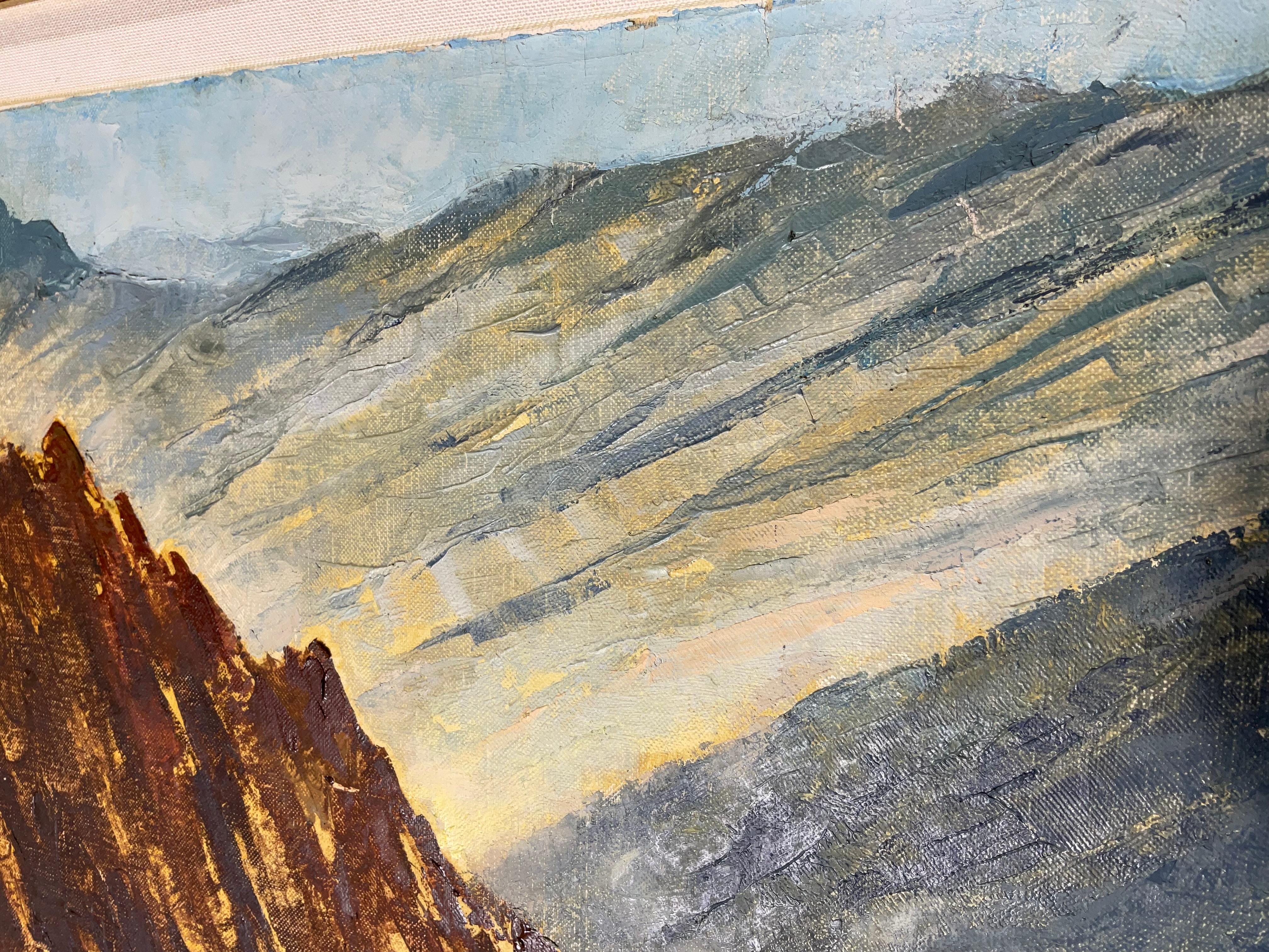 Peinture originale de paysage : 