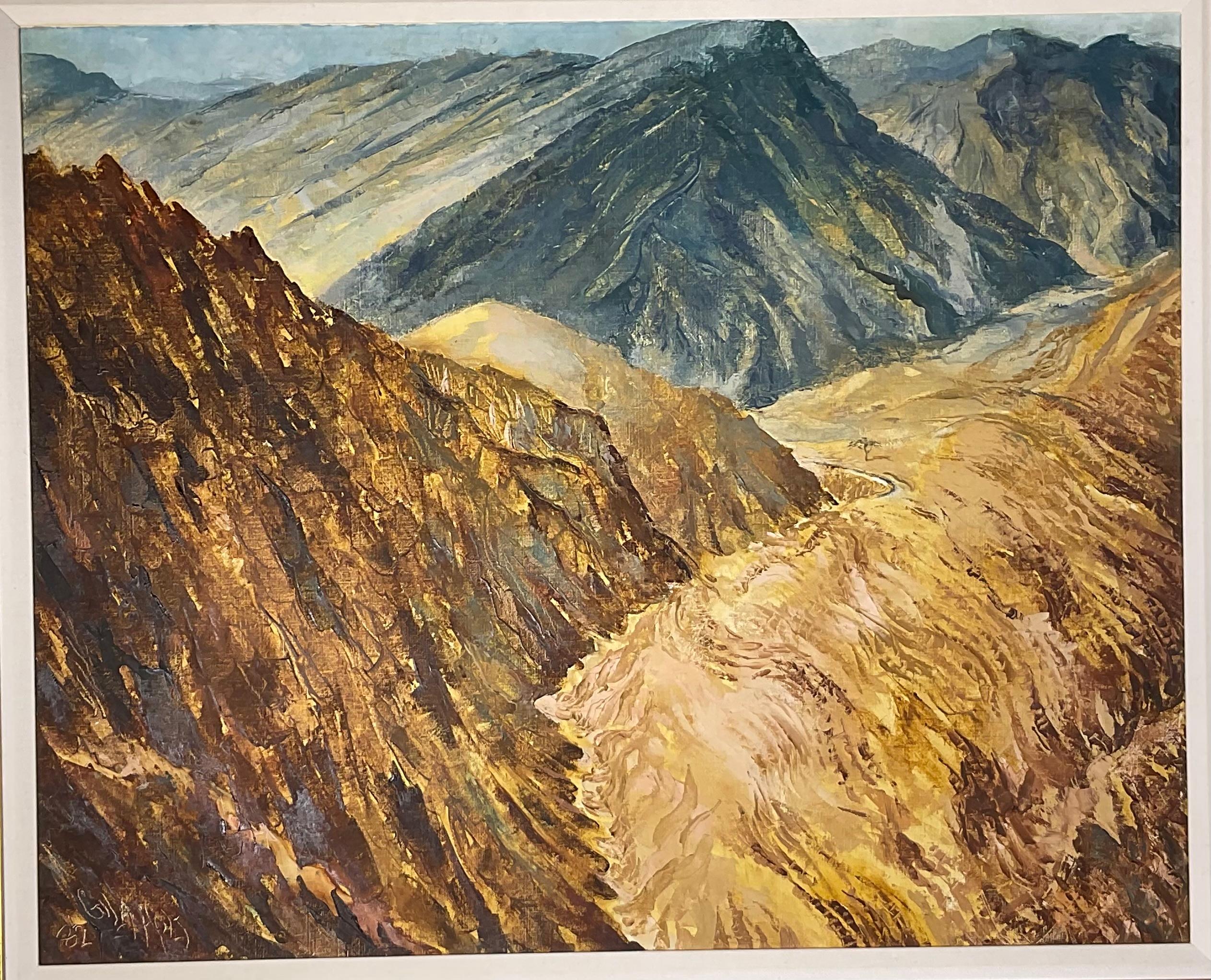 Israélien Peinture originale de paysage : 