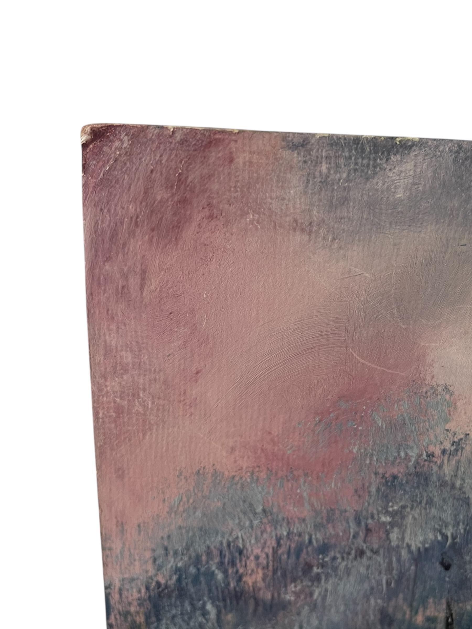 Original-Landschaftsgemälde auf SoHo Artist Board im Angebot 3