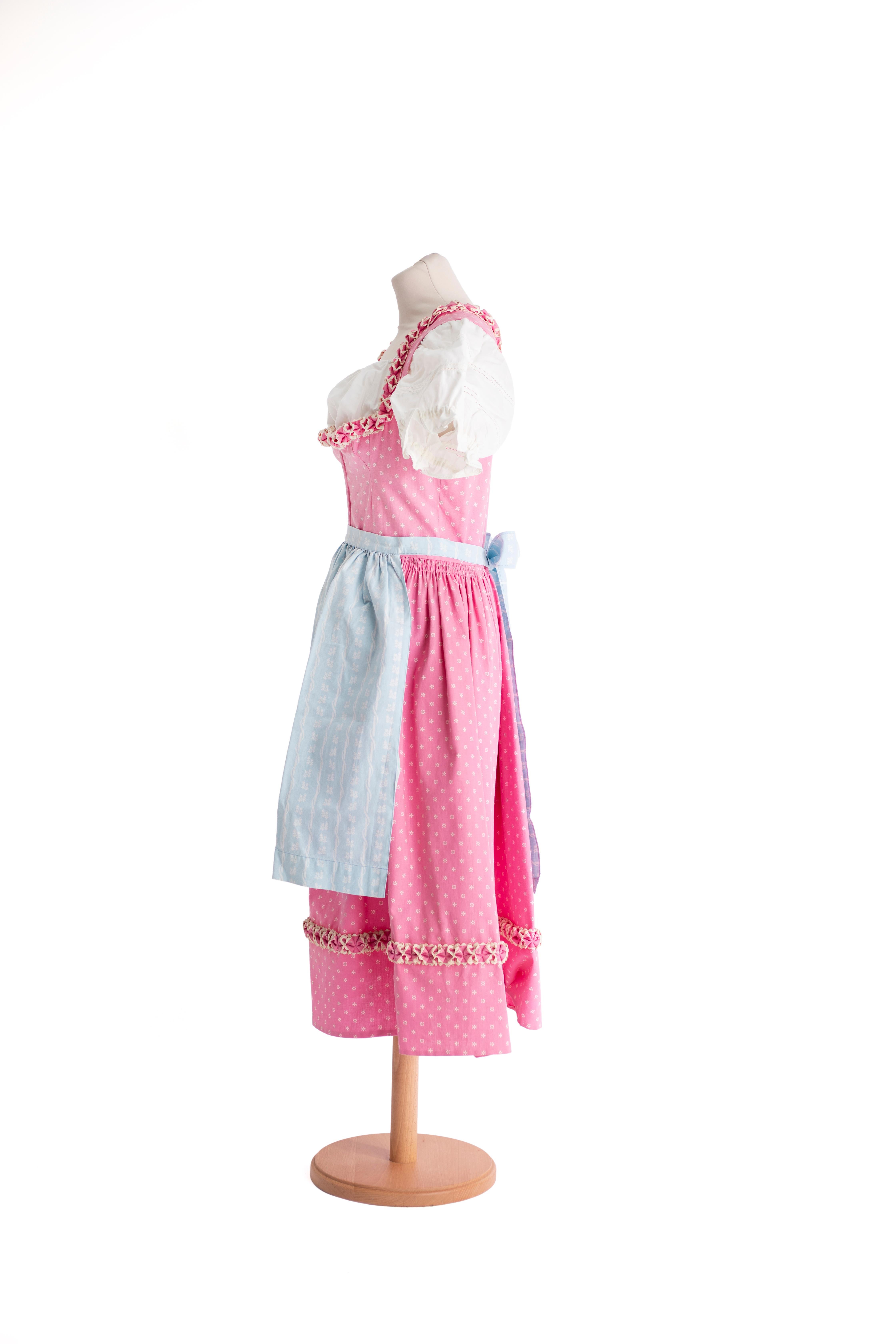 Purple SPECIAL HOLIDAY PRICE: Original Lanz Dirndl vintage low-cut dress